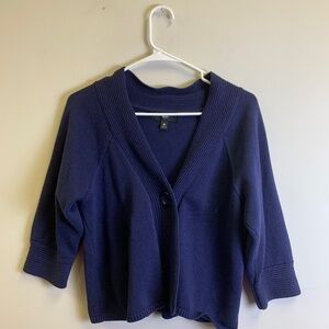 Wossimo Blue Cardigan